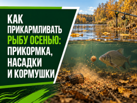 Как прикармливать рыбу осенью: прикормка, насадки и кормушки