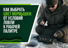 Как выбрать цвет мормышки
