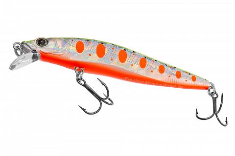 Фото воблер kyoda pre-stun minnow-90f, длина 9,0 см, вес 9,0 гр, цвет p1572, заглубление 0-1,0 м