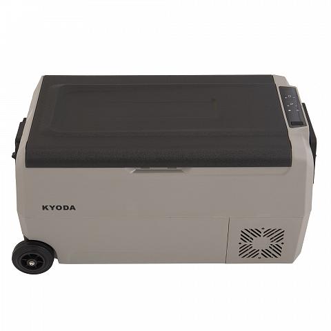 Фото автохолодильник kyoda t36wh, двухкамерный, объем 36 л, вес 15,5 кг