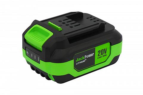 Фото шуруповёрт jack power 20v, 4 ah li-ion 2 аккум., 130нм, professional