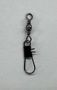 Фото вертлюг с карабином barrel swivel with interlock snap, размер 06 (100шт.)
