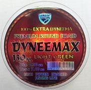 Фото dyneemax d-0,16 мм, l-130 м, цвет зеленый, разрывная нагрузка 13,2 кг