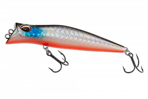 Фото воблер kyoda pocky minnow-80f, длина 80 мм, вес 6,5 гр, цвет p1862 заглубление 0 - 0,2 м.