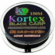 Фото kortex black carp d-0,30 мм, l-150 м, цвет чёрный, разрывная нагрузка 8,34 кг (6 шт/упак)