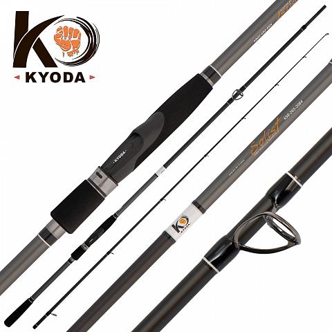 Фото спиннинг kyoda solist, длина 2,28 м, тест 3-14 гр, штекер