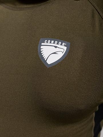 Фото термобелье "condor", "thermo24", нательное, комплект, полиэстр 92%, спандекс 8%, цвет хаки, р-р xxl