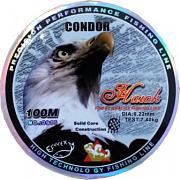 Фото hawk condor d-0,18 мм, l-100 м,  разрывная нагрузка 4,90 кг (10 шт)