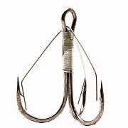Фото крючок-тройник незацепляйка condor weedless treble hook №1/0 bn (25 шт./упак)