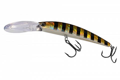 Фото воблер kyoda pelipper minnow-130f, длина 130 мм, вес 24  гр, цвет p1053 заглубление 1- 4 м.