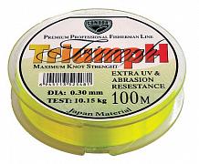 Фото triumph d-0,45 мм, l-100 м,  разрывная нагрузка 15,30 кг, fluo (10 шт)
