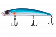 Фото воблер kyoda veron minnow-120f, длина 120 мм, вес 17  гр, цвет p2207, заглубление 0,1-0,6 м