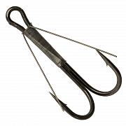 Фото крючок-двойник незацепляйка condor weedless double hook №4 bn (50 шт./упак)