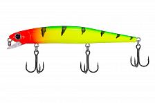 Фото воблер kyoda amfibia minnow 110f, длина 11,0 см, вес 11 гр, заглубление 0,3-0,6 м. цвет p2581