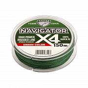 Фото navigator x4 d-0,10 мм, l-150 м, цвет зеленый, разрывная нагрузка 6,10 кг