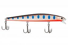 Фото воблер kyoda blazer minnow-123f, длина 12,3 см, вес 15,0 гр, цвет p1860, заглубление 0,3-0,5 м