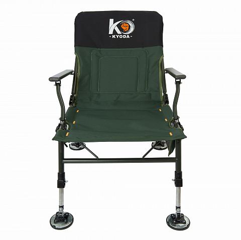 Фото кресло карповое"kyoda" 65х50х50/100, автоматическое, метал. фурнитура