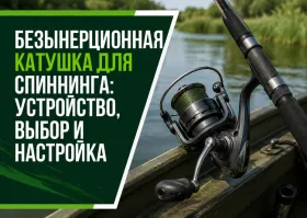 Безынерционная катушка для спиннинга: устройство, выбор и настройка