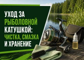 Уход за рыболовной катушкой: чистка, смазка и хранение