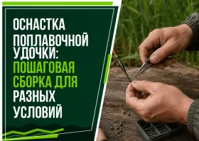 Оснастка поплавочной удочки: пошаговая сборка для разных условий